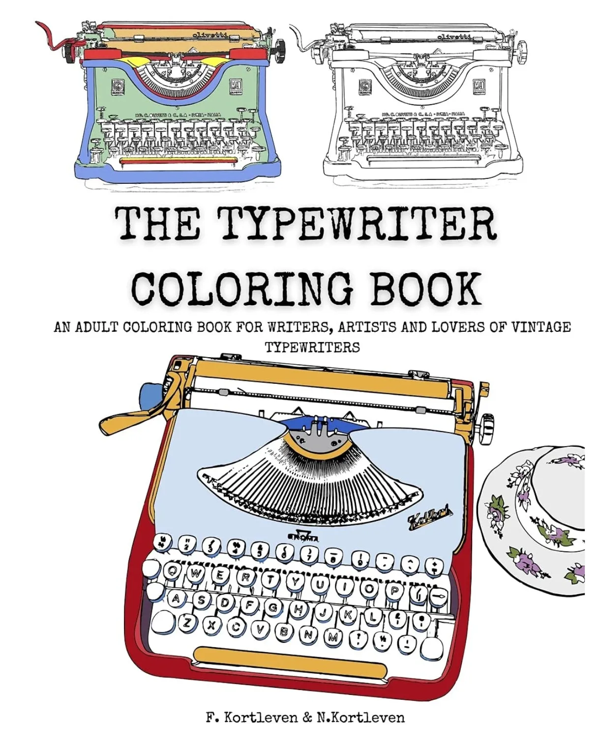 Typewriter coloring book