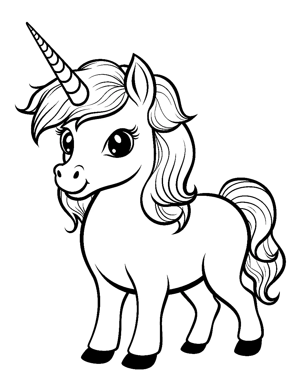 75 Unicorn Coloring Pages: Fun Cute Sheets