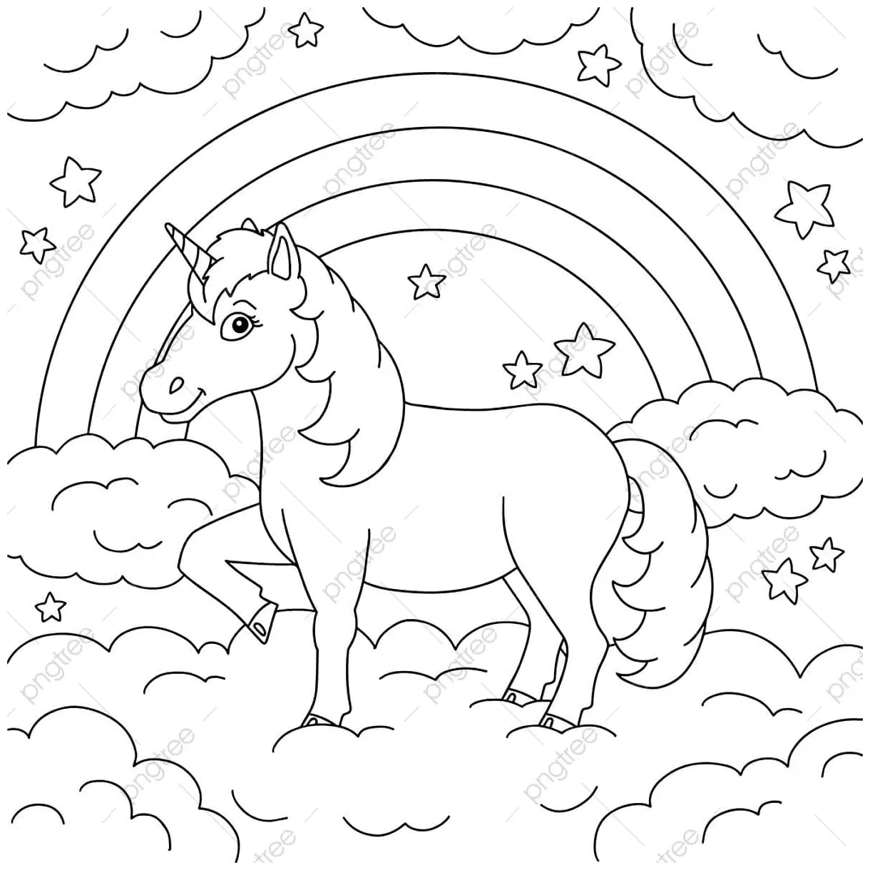 Bad Unicorn Coloring Pages Coloring Pages