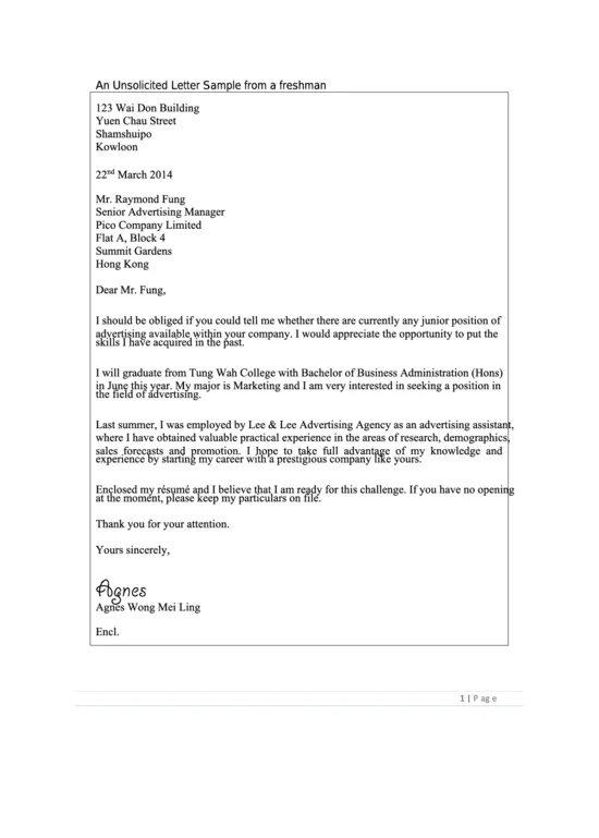 Unsolicited cover letter template job application cover letter to whom