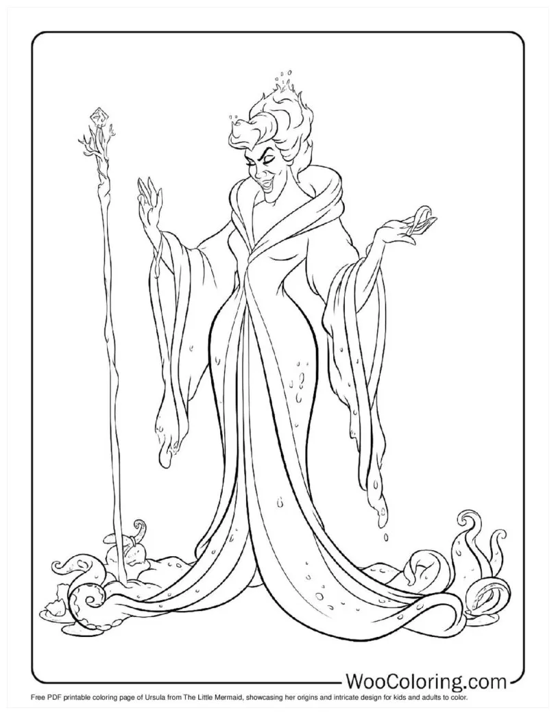 100+ ursula coloring pages free pdf to print woo coloring