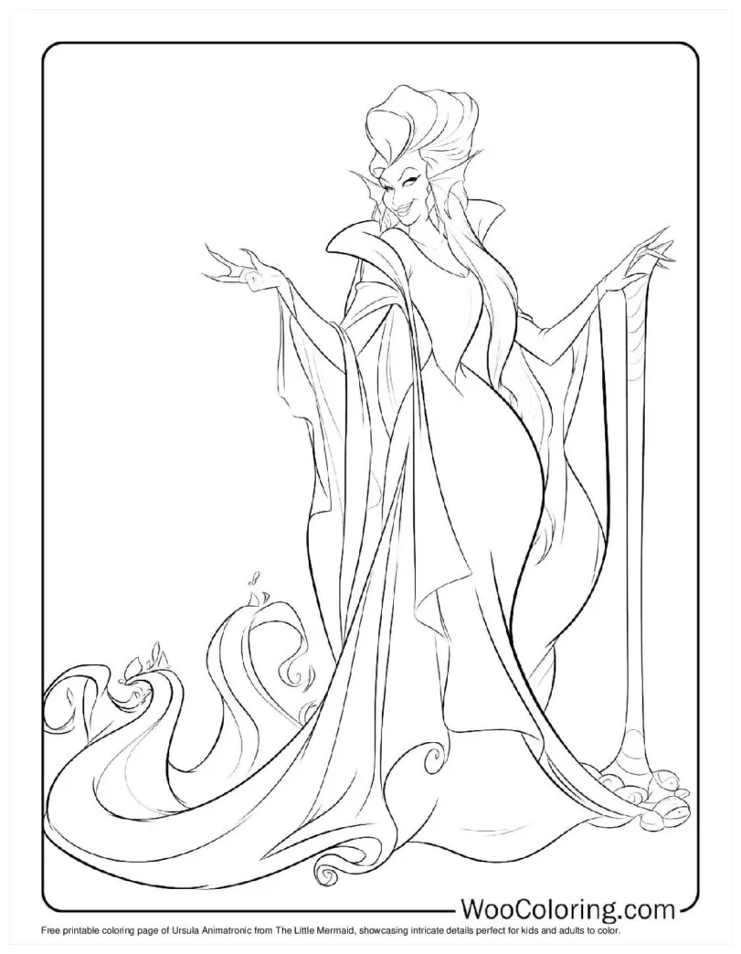 100+ ursula coloring pages free pdf to print woo coloring printable coloring page