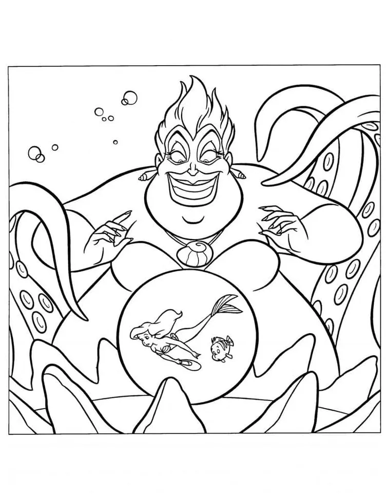 Ursula's face