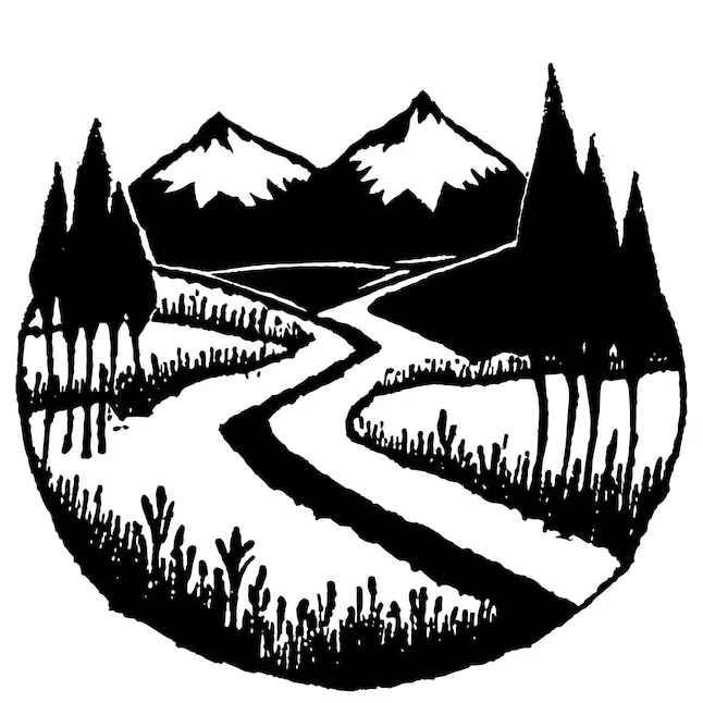 Coloring page design nature or urban city premium ai-generated vector