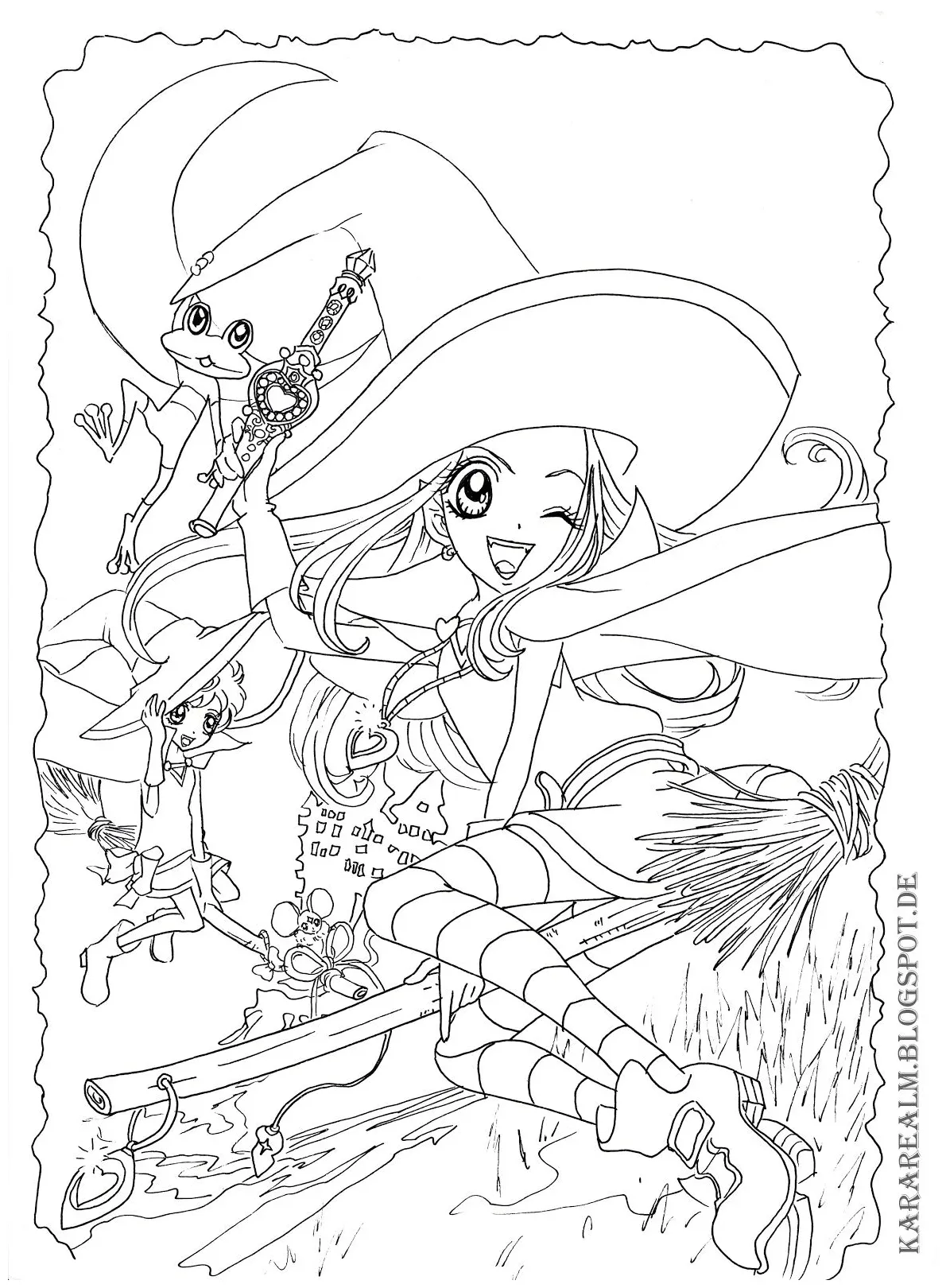 Vanilla Page Coloring Pages