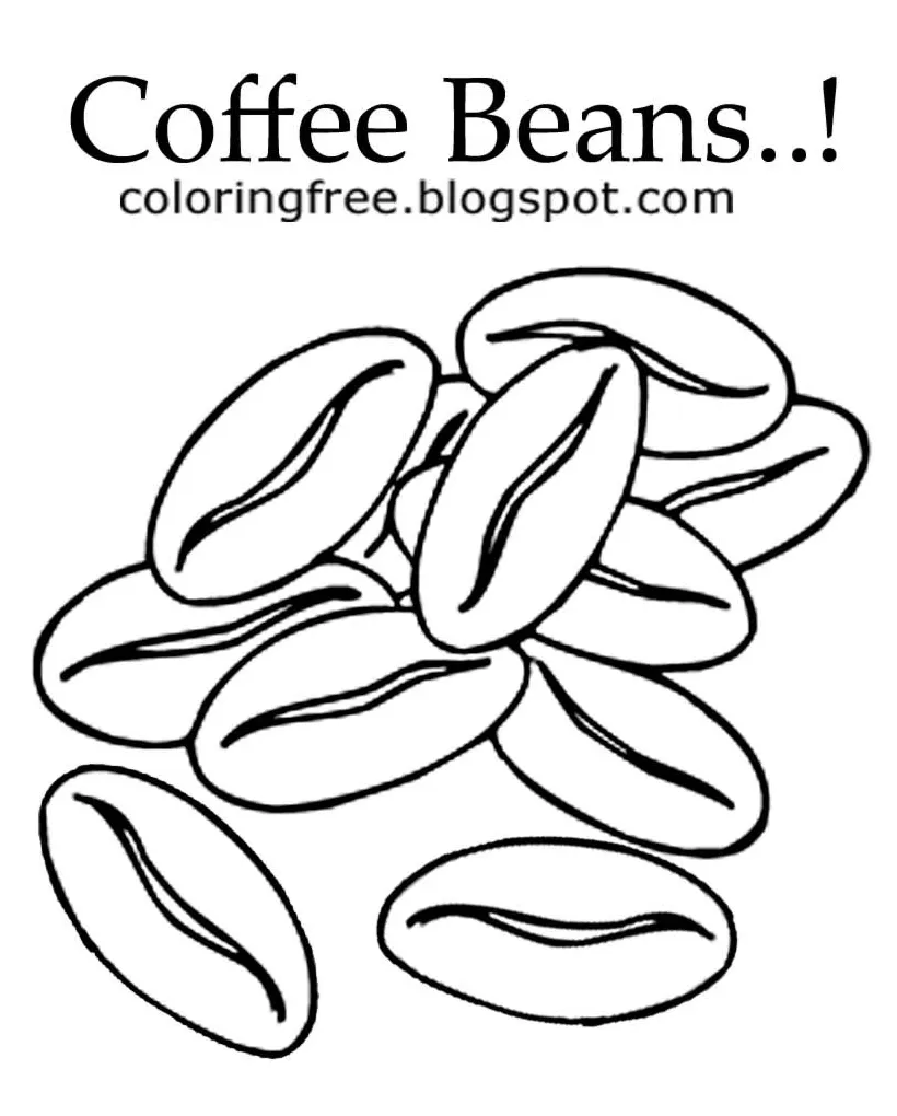 Beans Coloring Page at GetColorings.com | Free printable colorings
