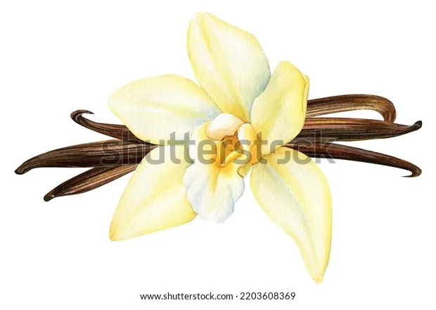 634 Watercolor Vanilla Bean Images, Stock Photos, 3D objects, & Vectors