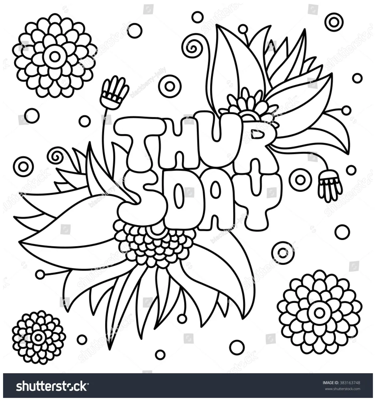 Coloring page vector illustration stock vector 383163748