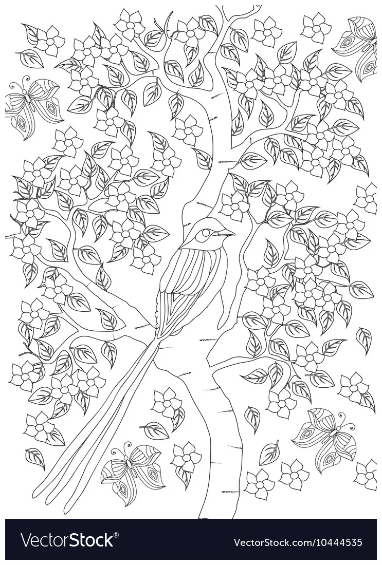 Coloring page vector vectorstock