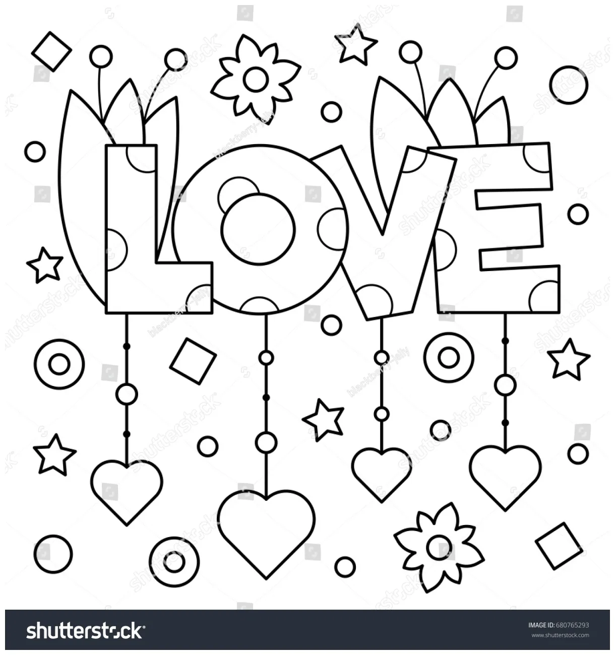 Coloring page vector illustration stock vector 680765293