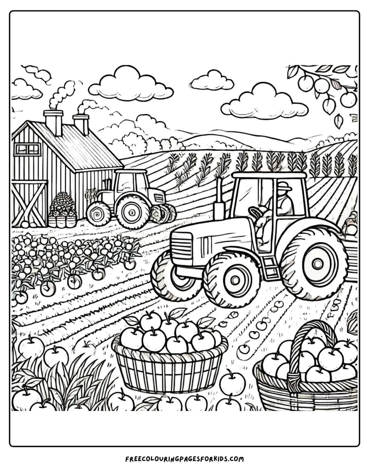 Best 13 Harvest Coloring Pages – Artofit