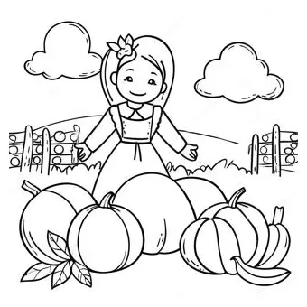 Harvest Coloring Page (4730-3768)