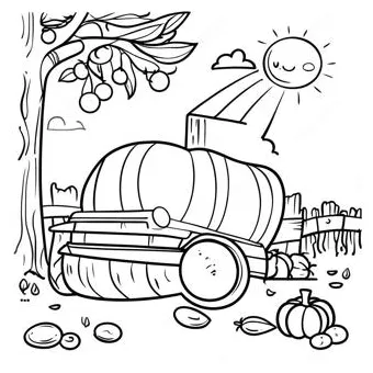 Harvest coloring page 4730-3766