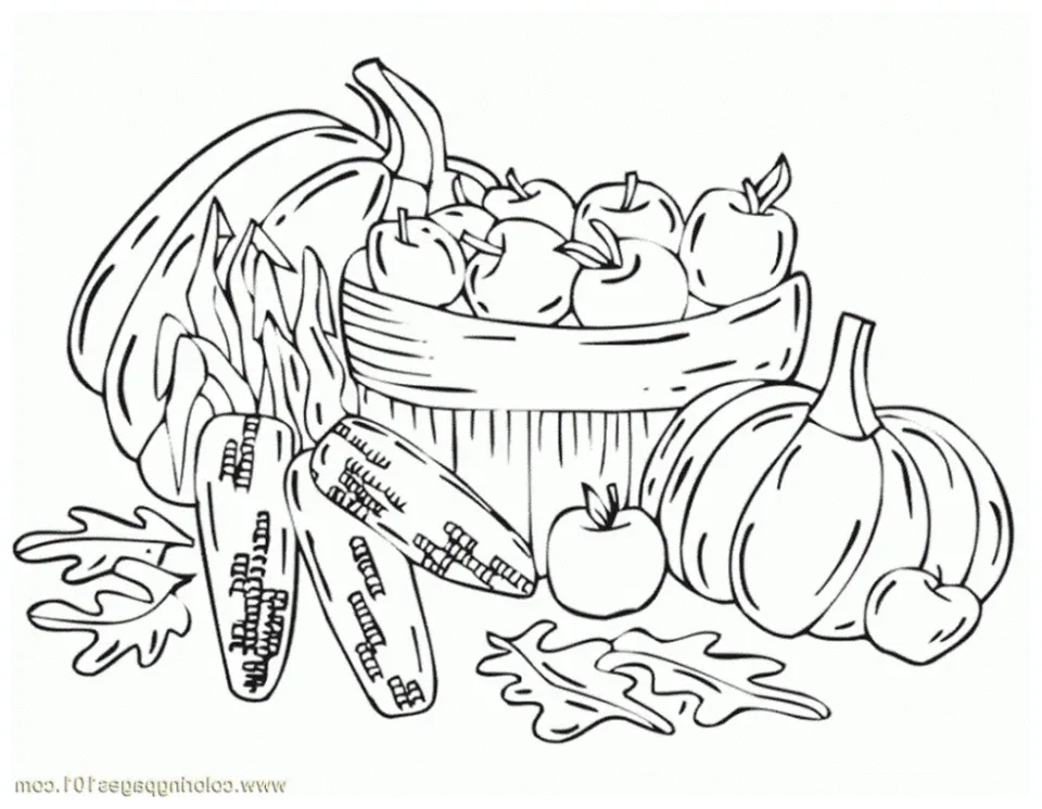 Harvest coloring pages printables coloring home