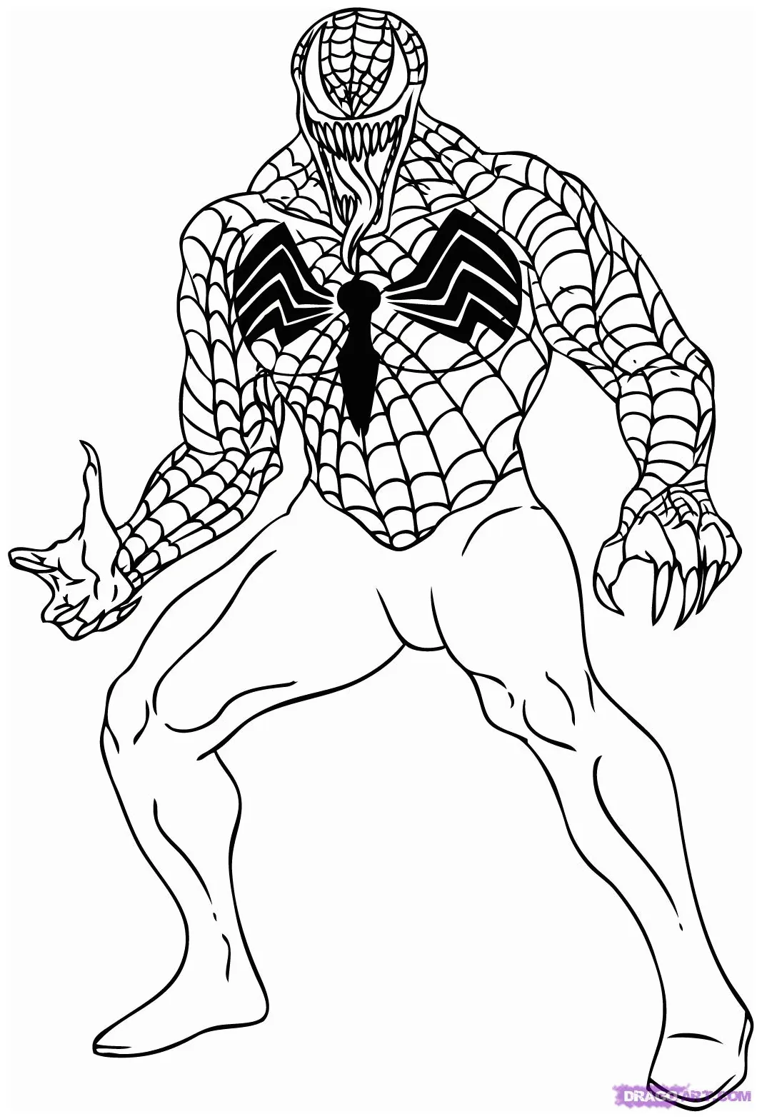 Coloring pages venom coloring home