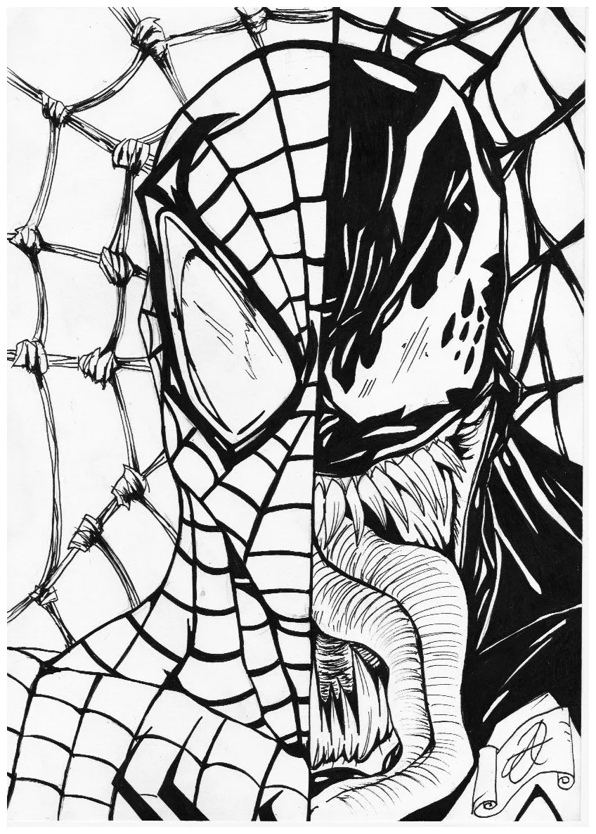 Coloring pages venom coloring home