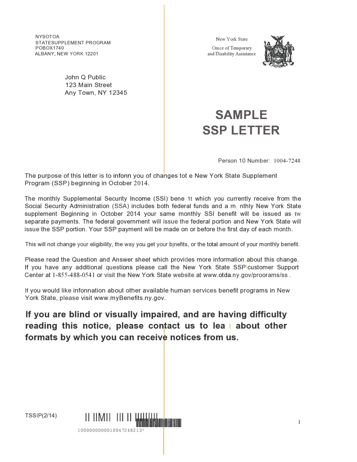 Social security card infoupdate