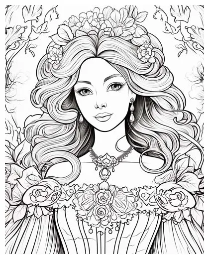 Victorian era coloring pages