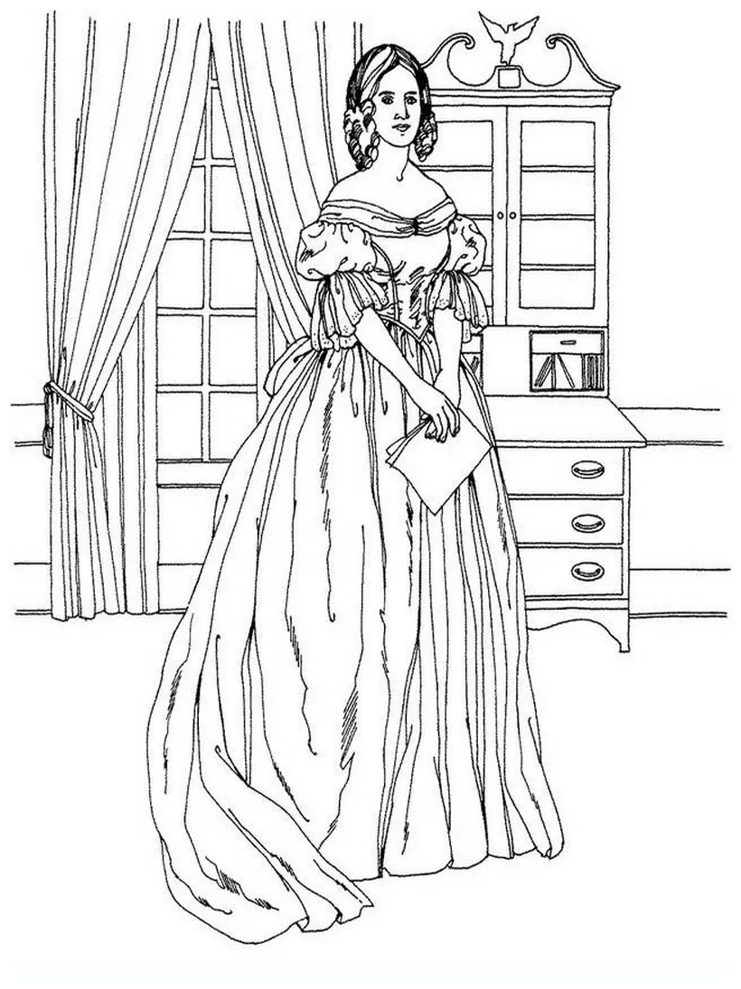 Victorian coloring pages to print coloring pages