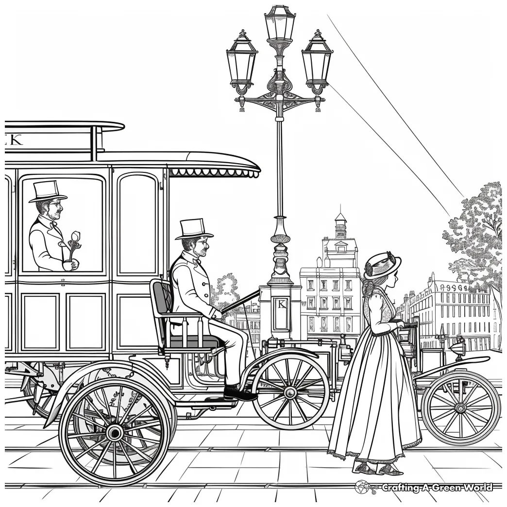 Victorian coloring pages free & printable!