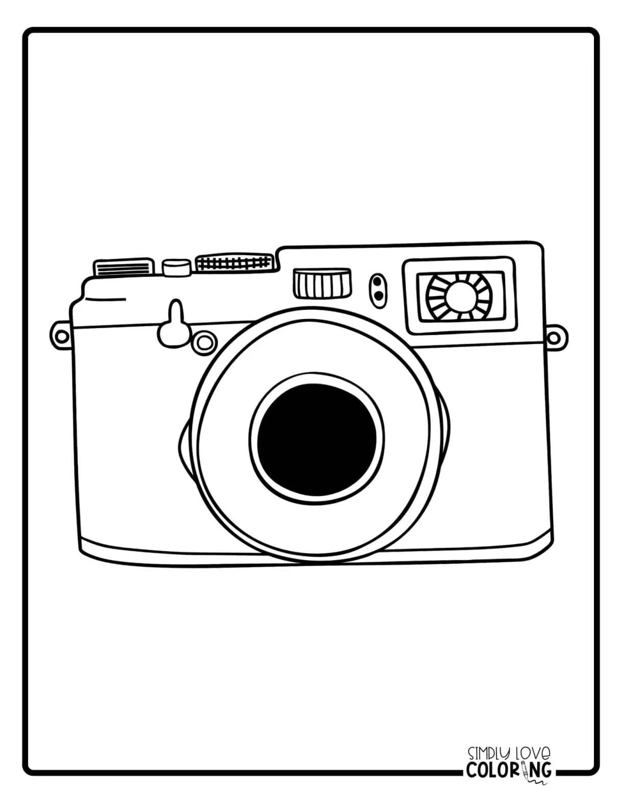 Camera coloring pages free pdf printables simply love coloring