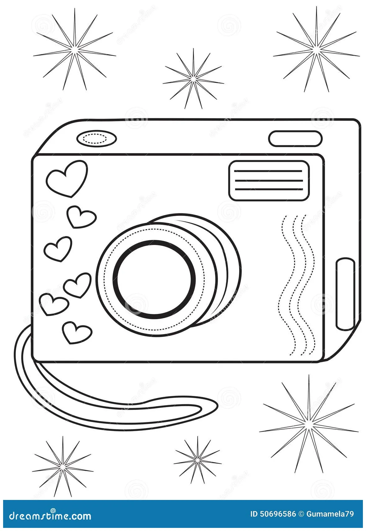 Camera coloring page cartoondealer #50696586