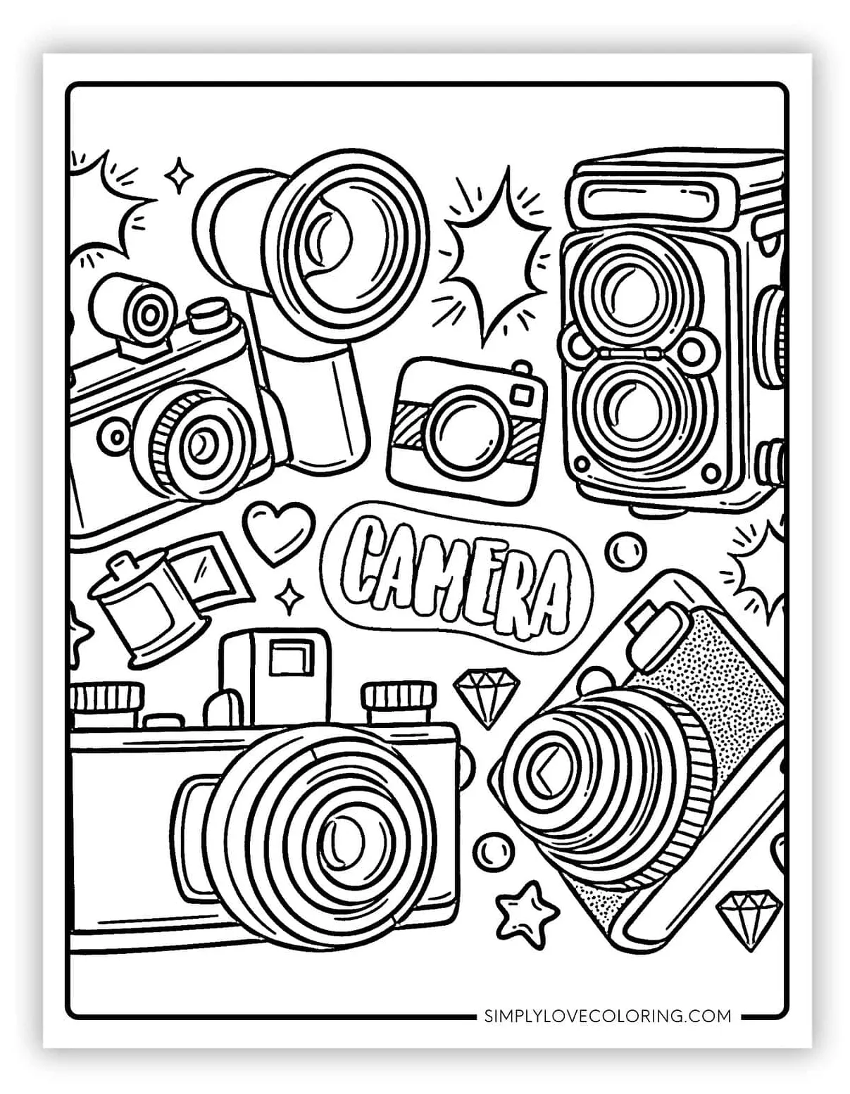 28 camera coloring pages free pdf printables simply love coloring