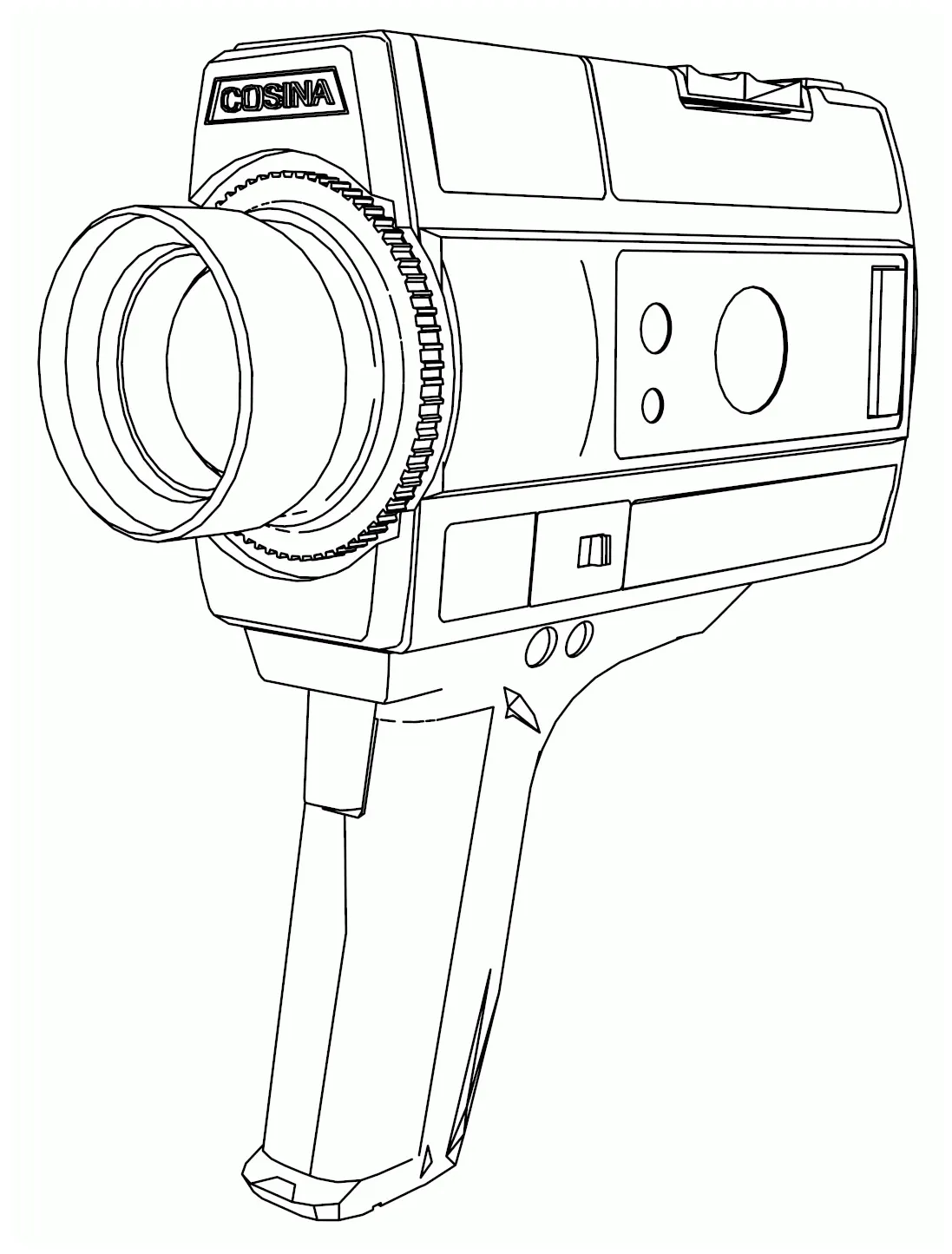 Camera coloring pages coloring home