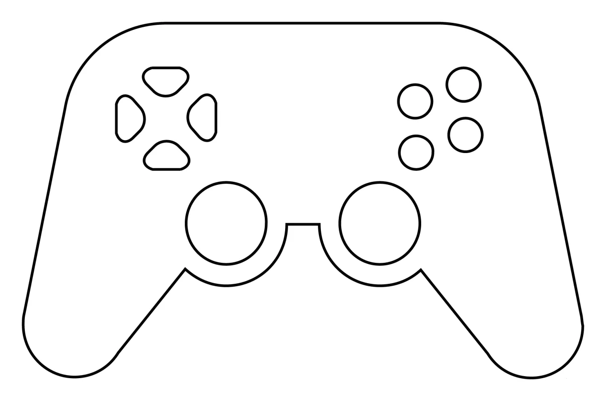Video game coloring page colouringpages