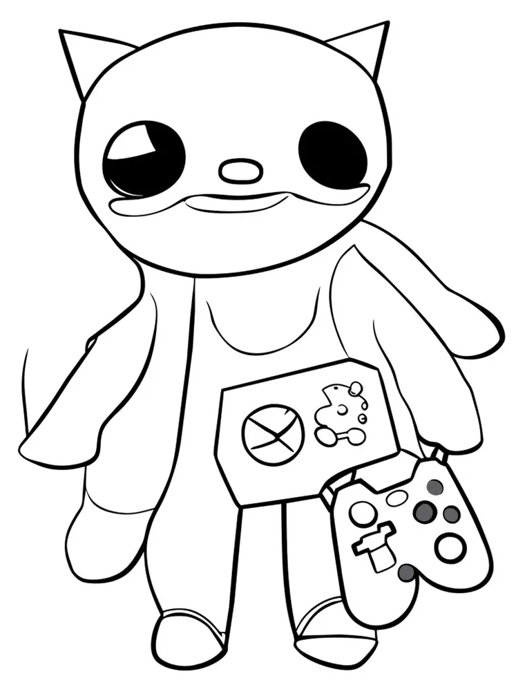 Video game coloring pages toys online video video game character