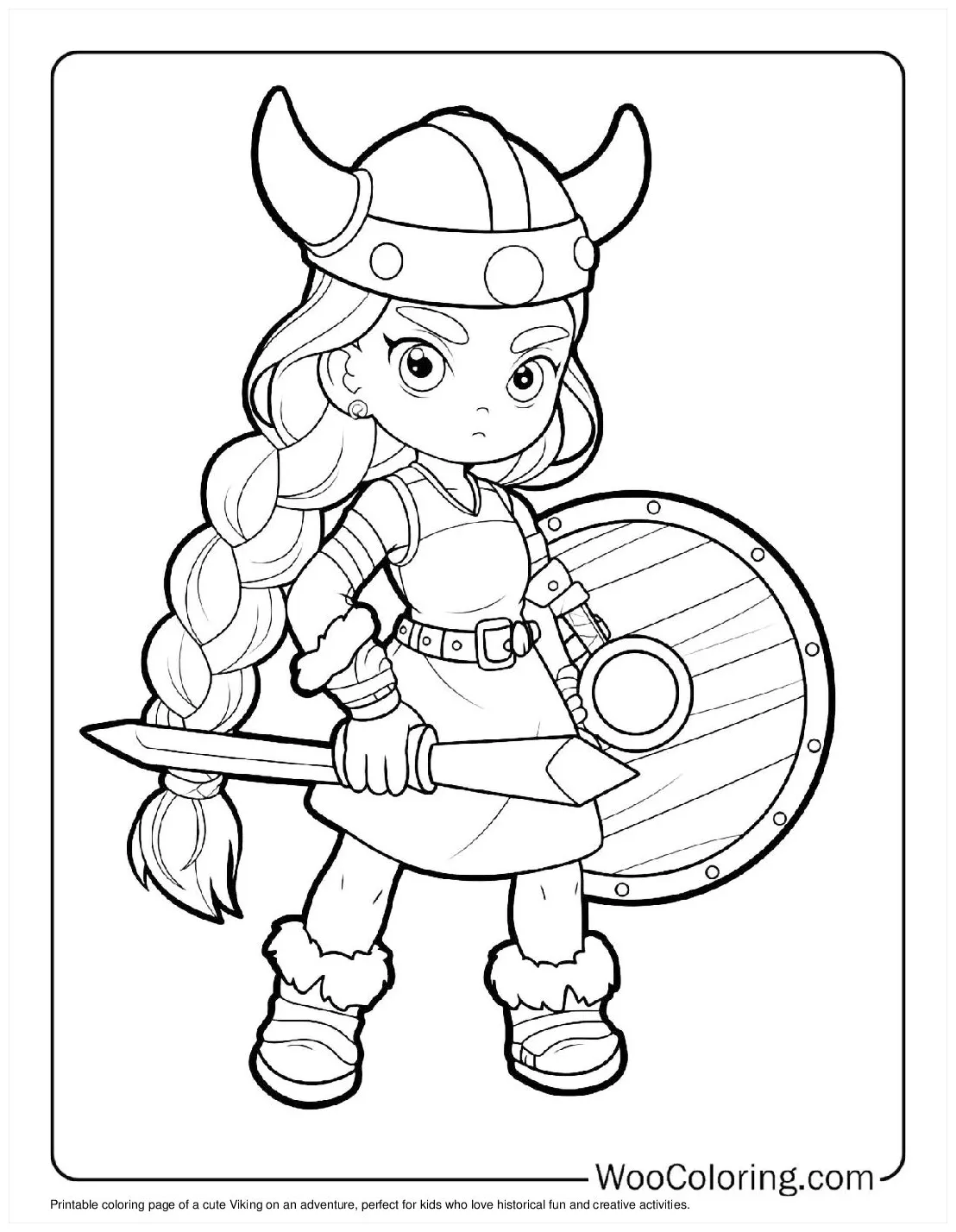 100+ Viking coloring pages (FREE) Printable PDF | Woo Coloring