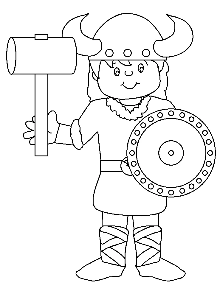 Viking coloring pages to download and print for free