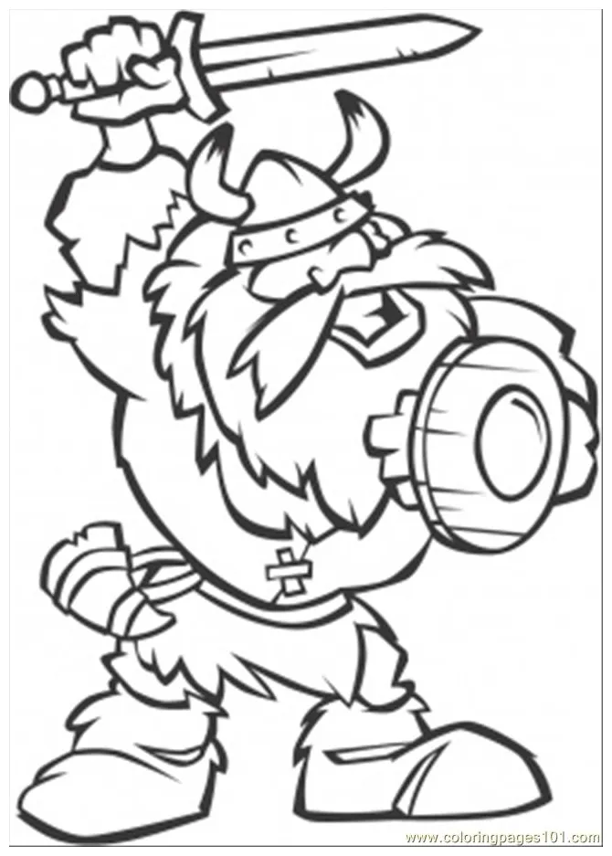 Viking coloring pages to download and print for free