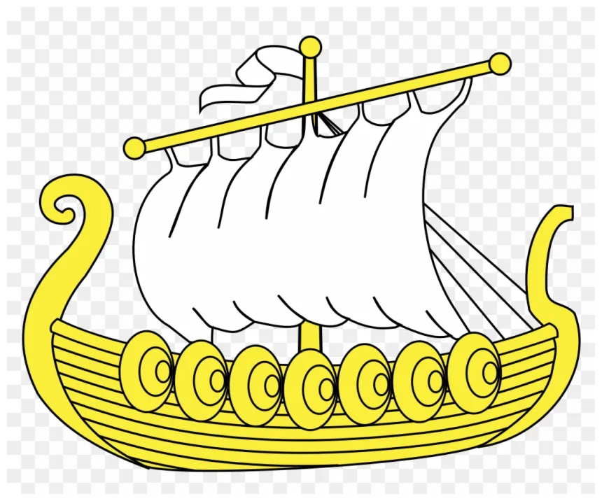 Viking Ships Coloring Book Longship - Viking Ship Coloring Page - Free