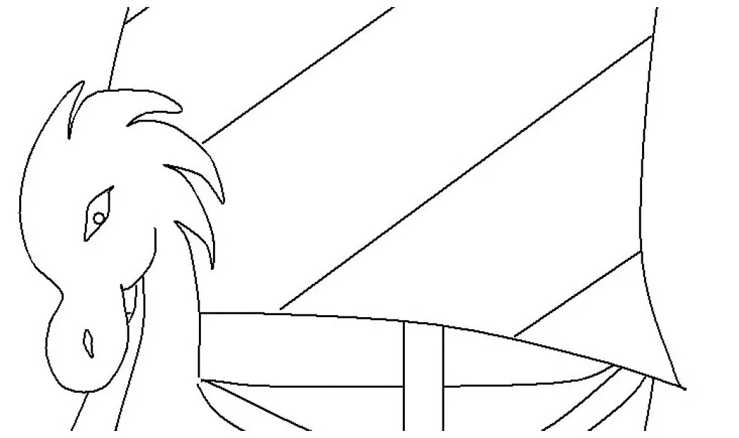 Viking longship template viking longship colouring pages sketch printable coloring page