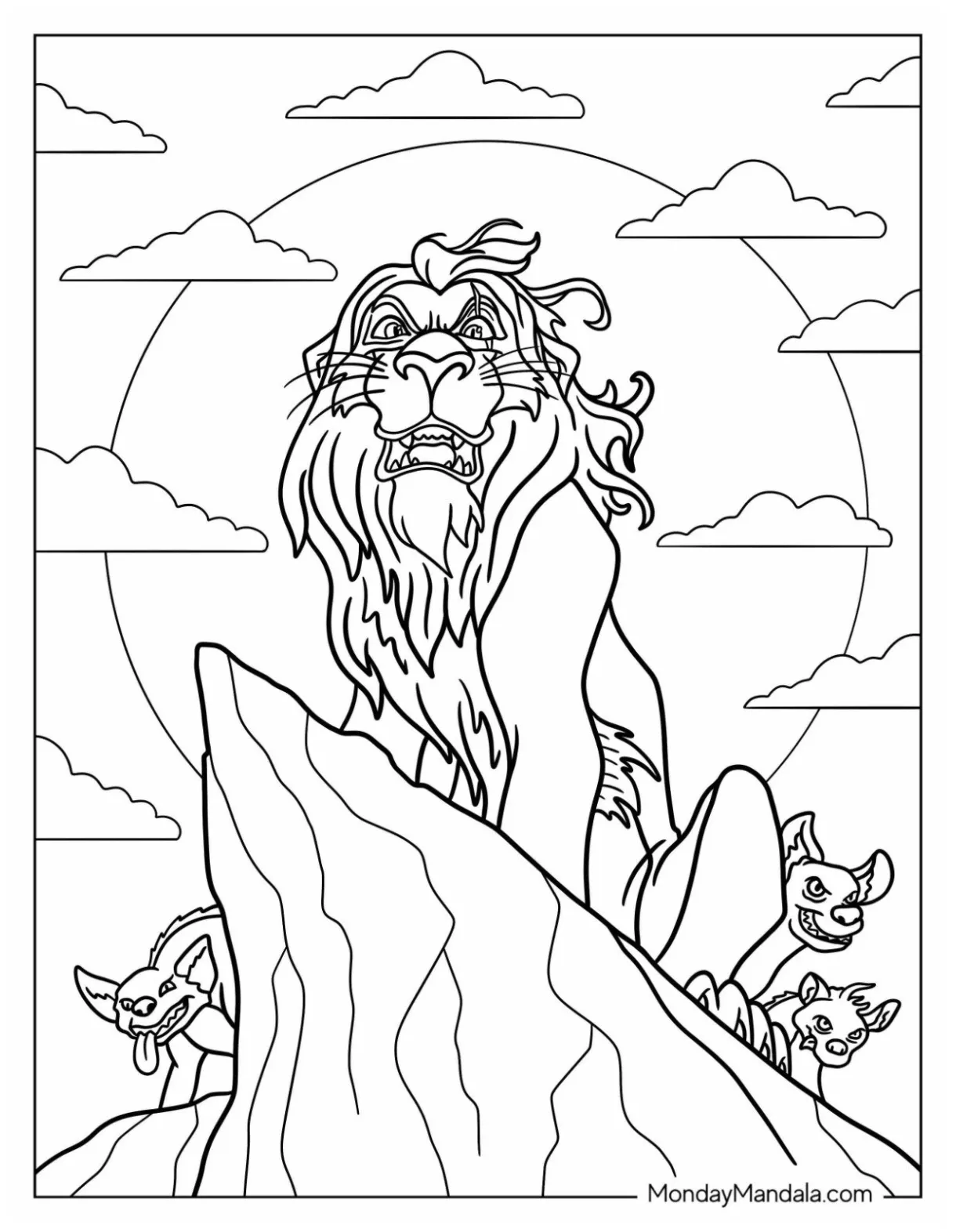 20 Disney Villain Coloring Pages (Free PDF Printables)