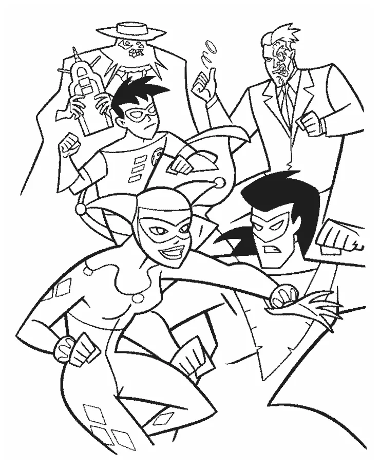 Villain coloring pages coloring pages