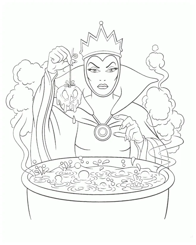 Free disney villain coloring pages, download free disney villain