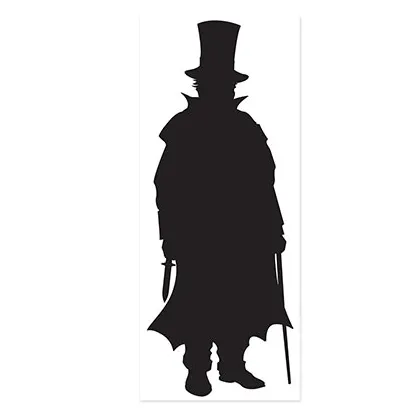 Buy villain silhouette halloween decoration cappel's