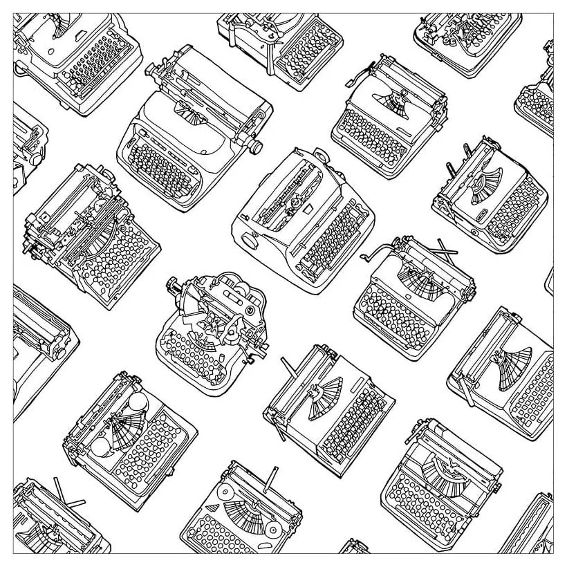 Vintage coloring page