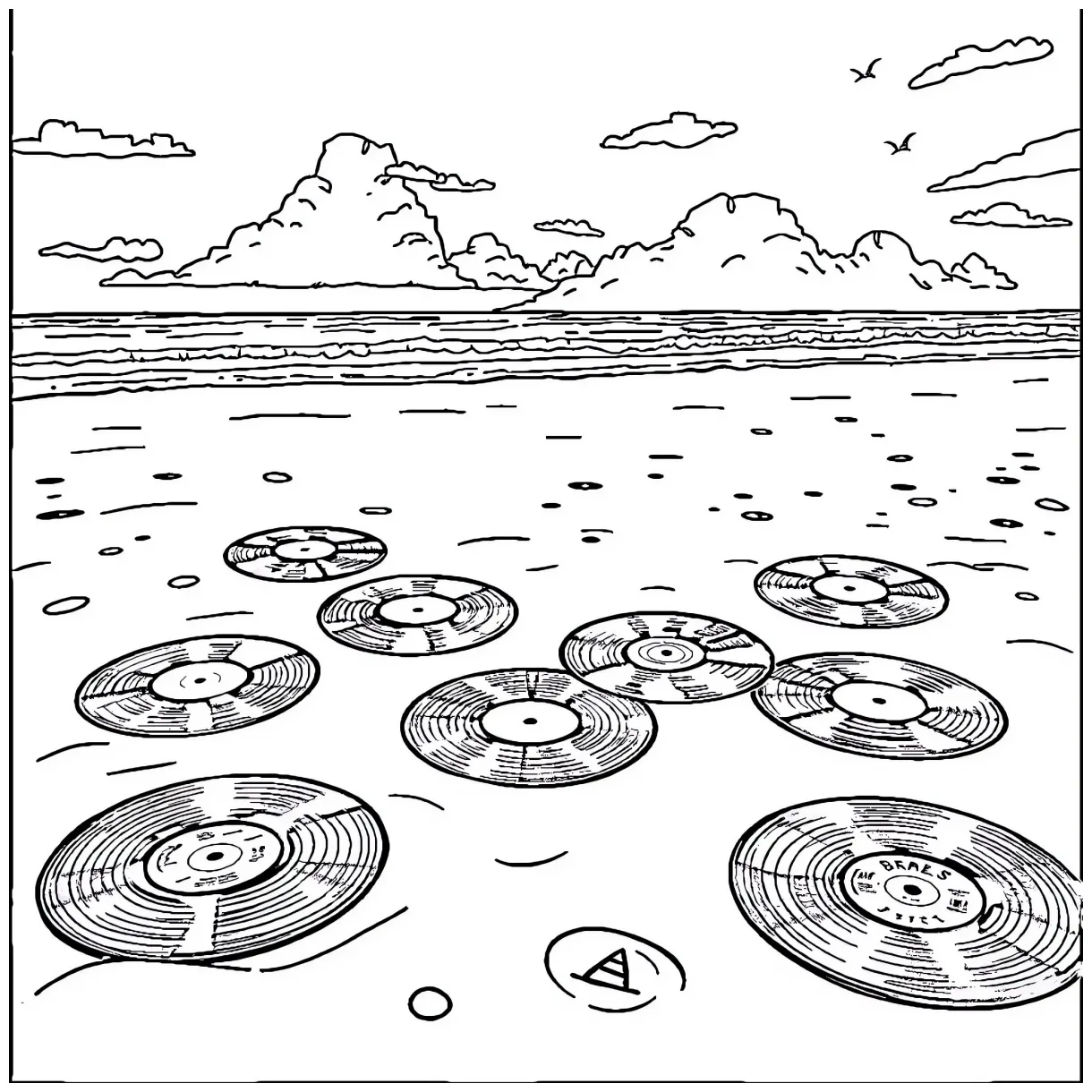 Best Vinyl Record Coloring Pages (Free Printable PDF)