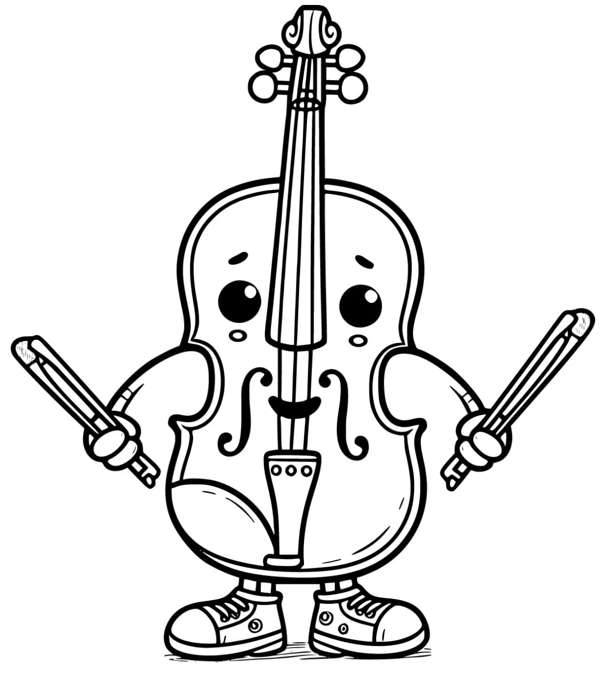 Violin coloring pages - ColoringLib