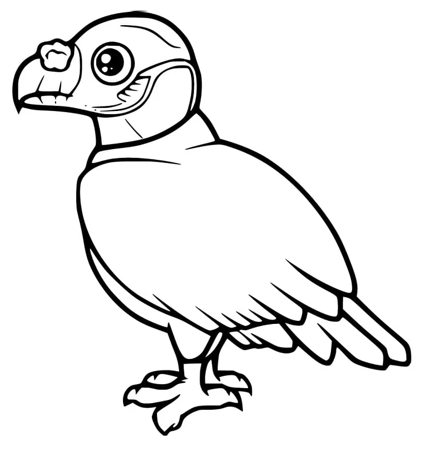 Vulture Coloring Pages - Free Printable Coloring Pages for Kids