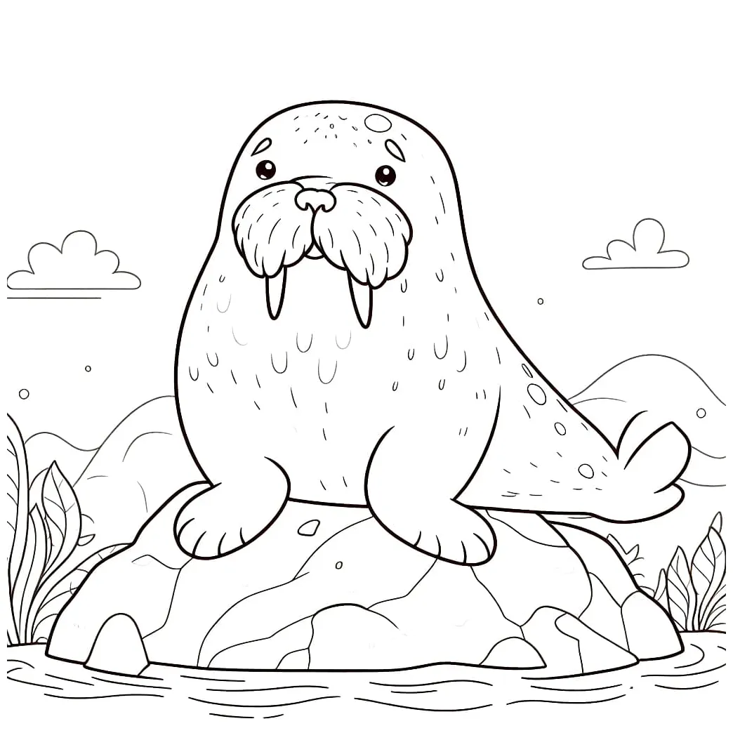 A cute download, print or color online for free