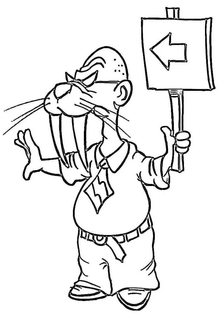 Walrus 22 coloring page free printable coloring pages for kids