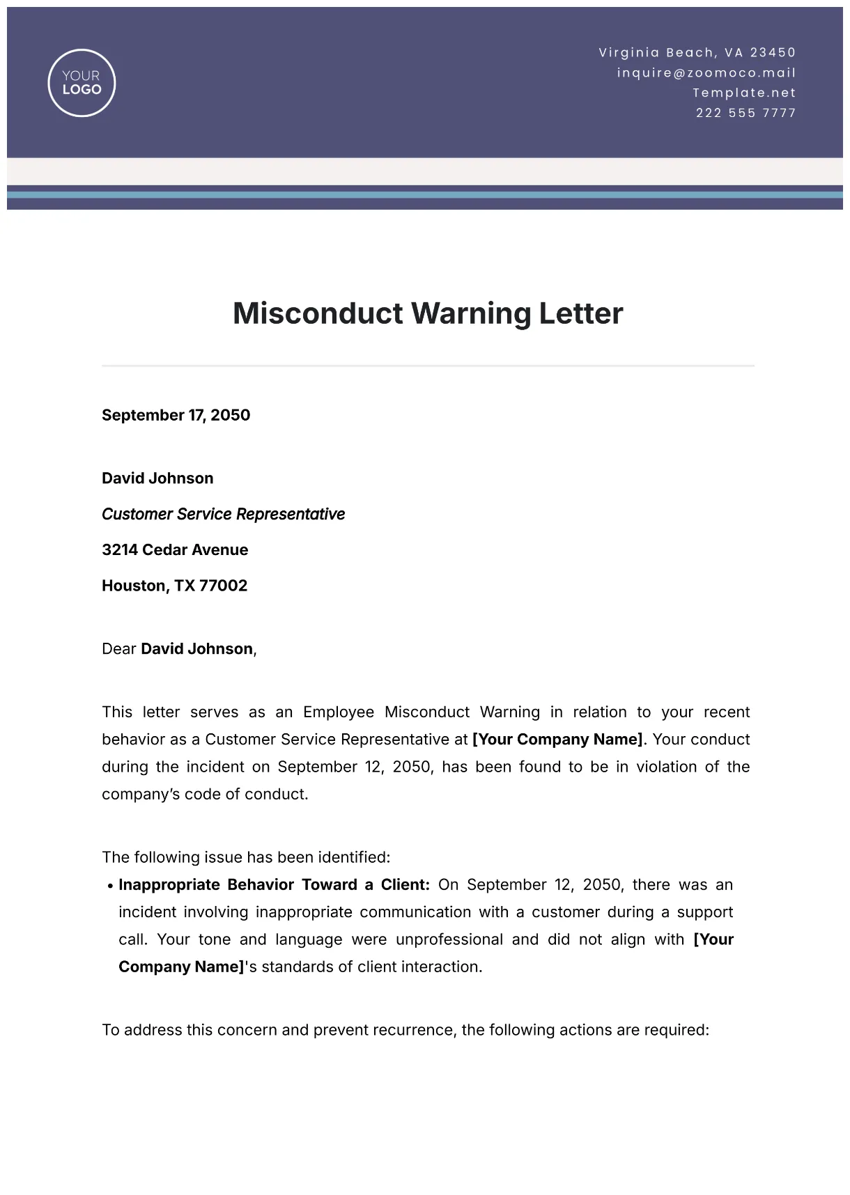 Warning letter for employee smelling of alcohol infoupdate printable coloring page