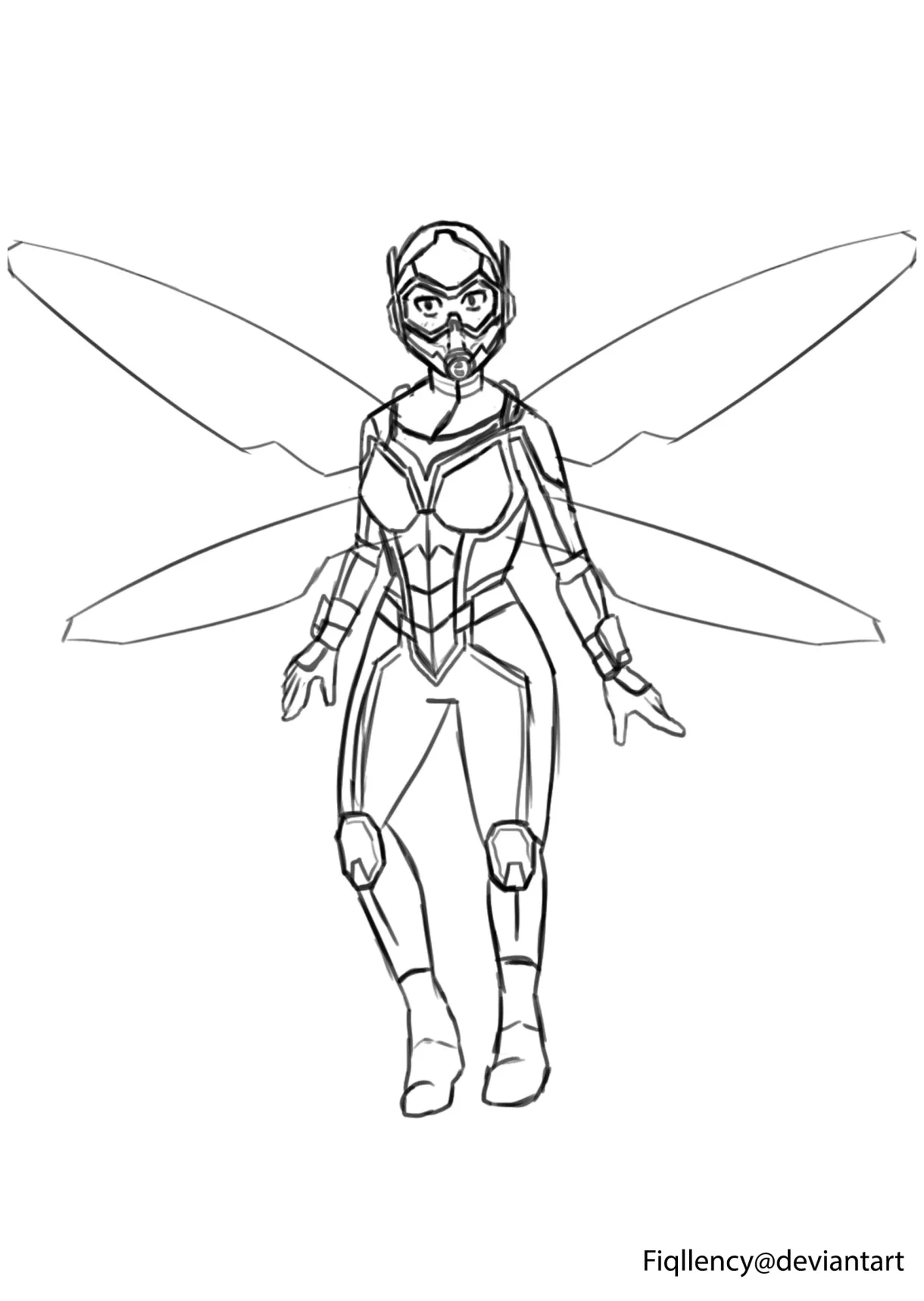 The wasp coloring home printable coloring page