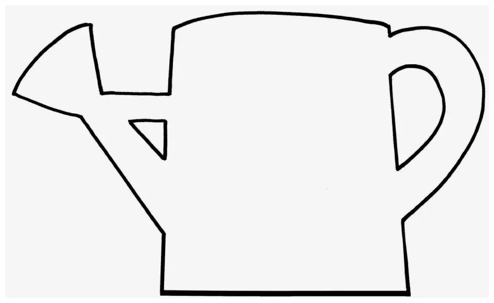 Watering Can Coloring Pages For Kids - ClipArt Best