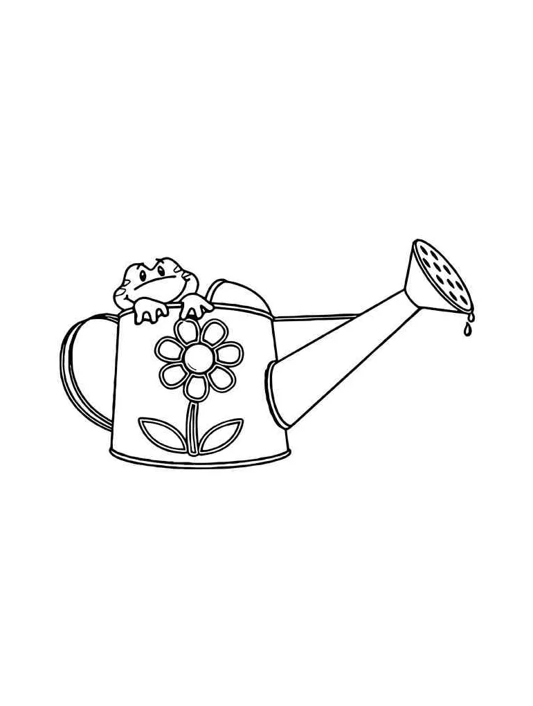 Watering Can coloring pages