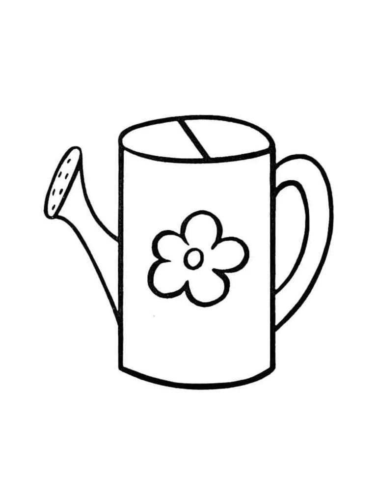 Watering Can coloring pages